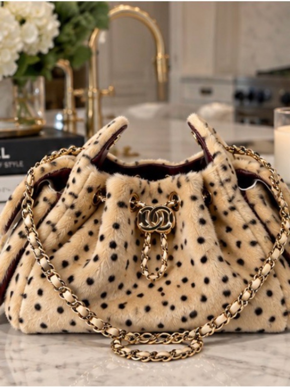 Chanel 25 MINI leopard